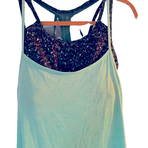 Lululemon Tough it out tank Heathered menthol size 12 - Picture 5 of 9